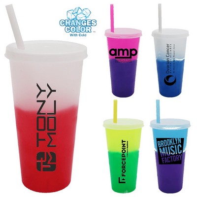 Mood 26 oz. Tumbler with Straw and Lid