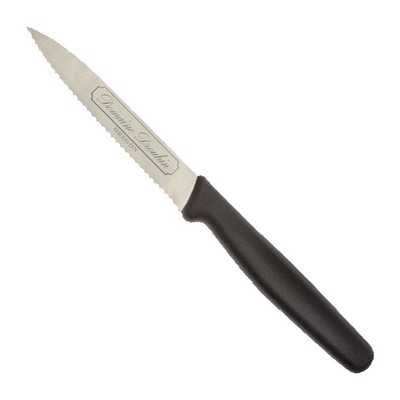 4 in Pointed Tip Wavy Edge Bar Knife