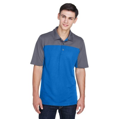 CORE365 Men's Balance Colorblock Performance Piqué Polo