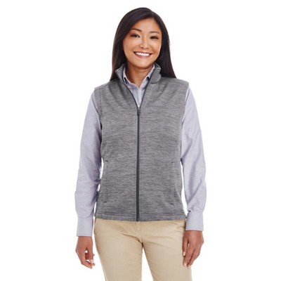 Devon & Jones Ladies' Newbury Mélange Fleece Vest