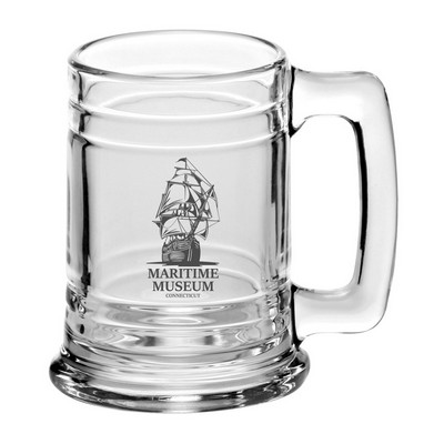 15 oz. Anchor Glass Beer Mugs (1 Color Imprint)