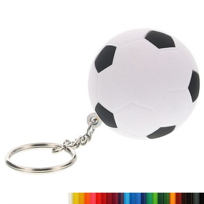 Foam Soccer Ball Stress Ball Key Ring with Your Logo