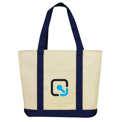 Small Riverbank Canvas Tote Bag