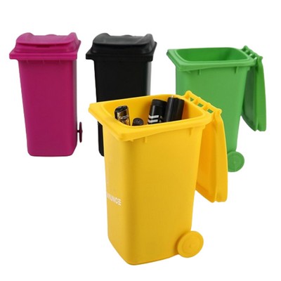 Desktop Trash Cans Pen Holder