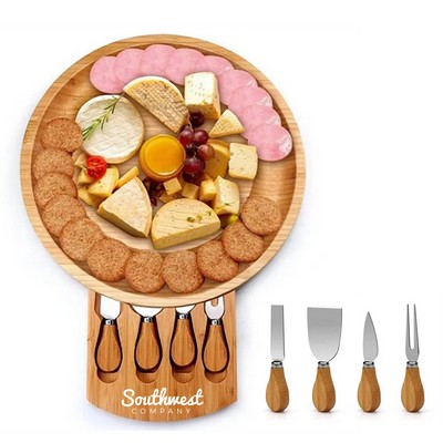 Bamboo Charcuterie Board Set