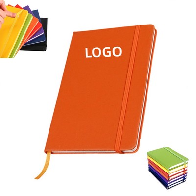 Full Color A5 Elastic Ring PU Leather Notebook