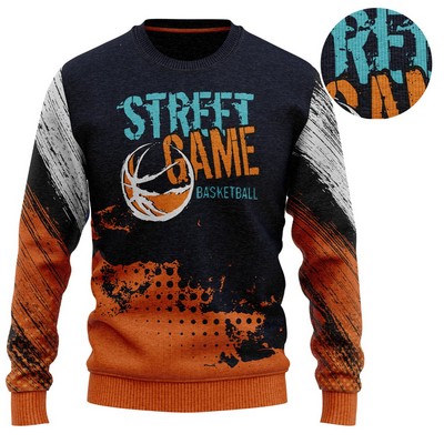 Ladies' Fully Sublimated Crew Neck Sweatshirts