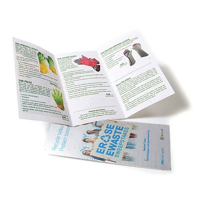 Tri-Fold Seed Paper Brochure