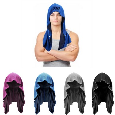 Uv Protection Sports Cooling Hoodie Towel