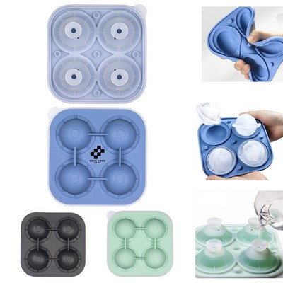 Silicone Ice Mold w/ Easy Release Lid Design