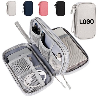 Dual Layers Electronic Organizer Bag