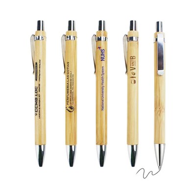 Bamboo Click Pen With Stylus