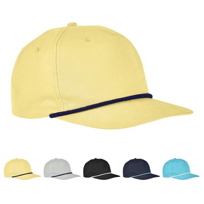 Big Accessories 5 Panel Golf Cap