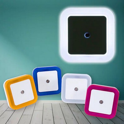 Square LED Smart Light-Control Night Light