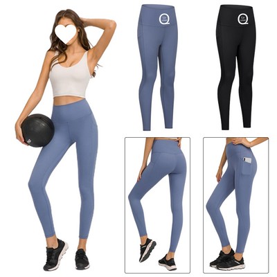 High Waist Yoga Pants With Pockets