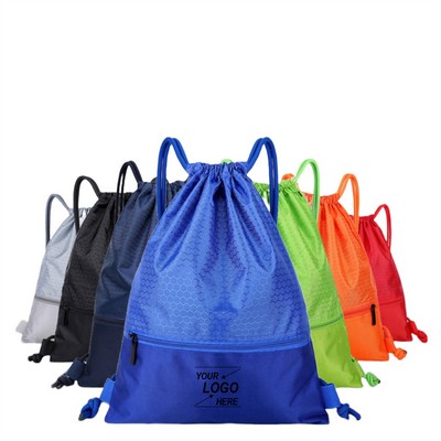 Waterproof Gym and Travel Drawstring Backpack