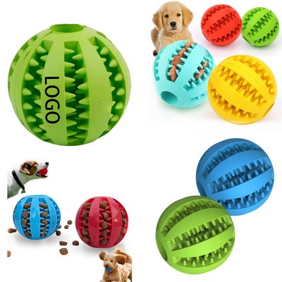 Rubber Dental Ball Dog Toy for Chewing