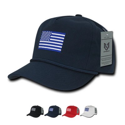 USA America Flag Golf Hats