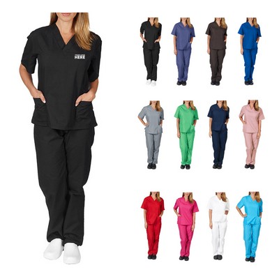 Women's Medical Scrubs Set