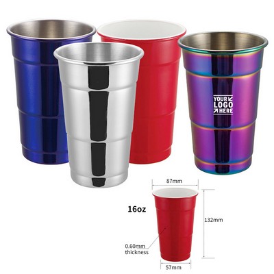 16oz Premium Stainless Steel Pint Cup