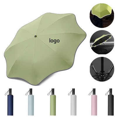 Umbrella With Reflective Strip