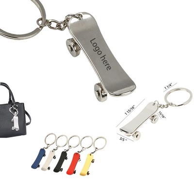 Creative Mini Skateboard Key Chain