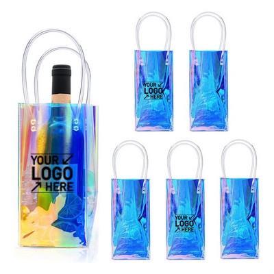 Laser PVC Modern Wine CarrierPouch Bags