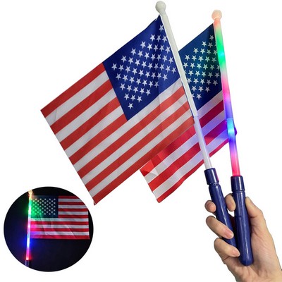 Illuminated Hand-Waving Flag