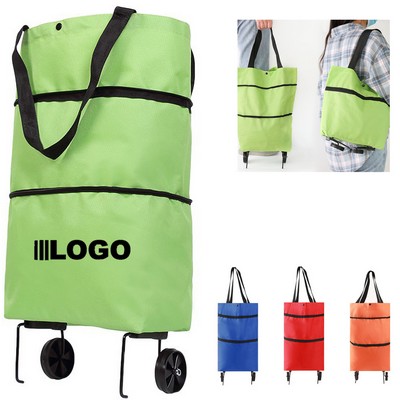 Foldable Shopping Bag with Wheels