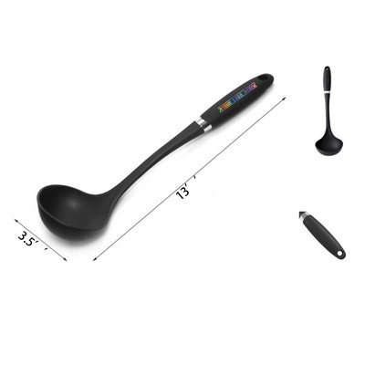 Classic Black Soup Ladle Spoon