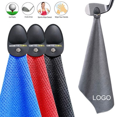 Magnetic Microfiber Waffle Golf Towels