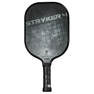 Escalade Sports Onix - Graphite Stryker 4 Pickleball Paddle - Black