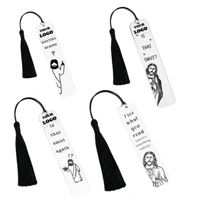 Funny Jesus Metal Bookmark