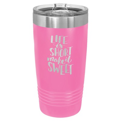 Pink Polar Camel Ringneck 20 oz Tumbler w/Slider Lid