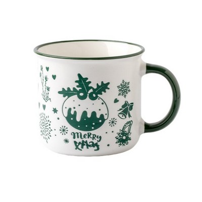 12oz Printed Christmas Mug - Carrot