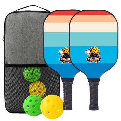 Glass Fiber Pickleball Set w/ Zipper Bag - Kids