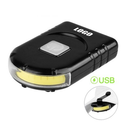 Rechargeable LED Cap Flashlight w/Magnet