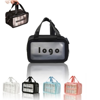 Matte Translucent Toiletry Bag