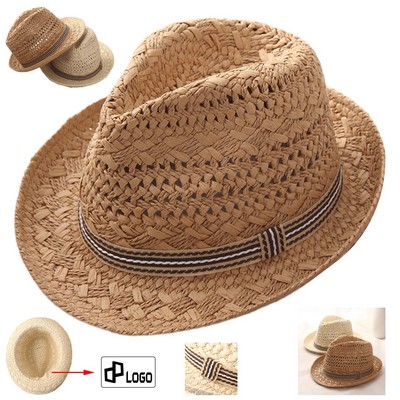 Kid'S Summer Sun Protective Straw Hat