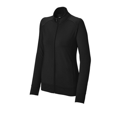 Sport-Tek® Women's Sport-Wick Stretch Full-Zip Cadet Jacket