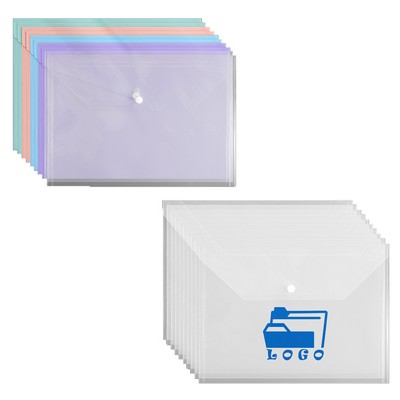 A4 Wholesale Transparent File Folders Plastic File Bags