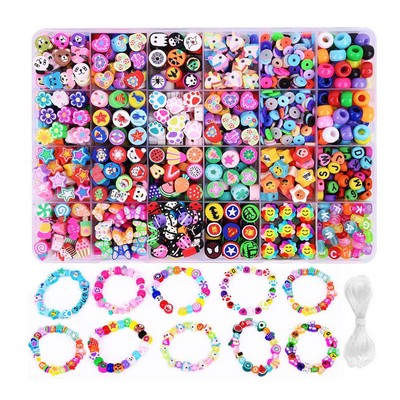 1000PCS Polymer Clay Beads Bracelet Making kit