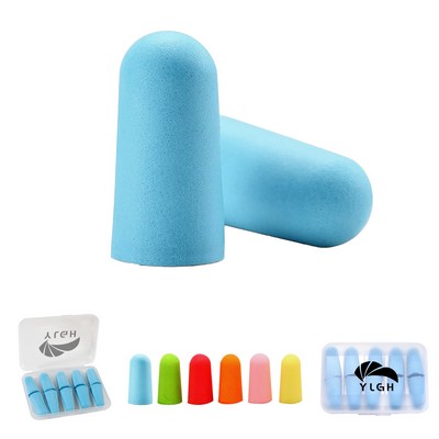 5 Units Foam Noise Reduction Ear Plugs