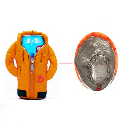 Insulated Puffer Jacket Can Cover