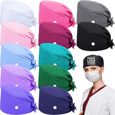 Surgical Cap With Buttons