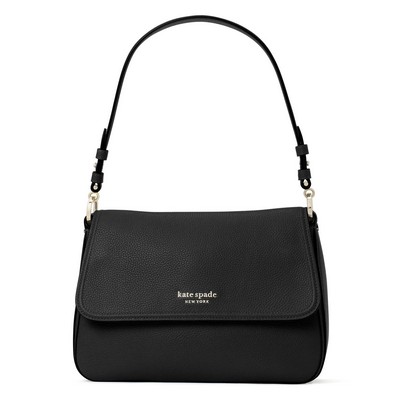 kate spade new york Hudson Medium Convertible Flap Shoulder Bag - Black