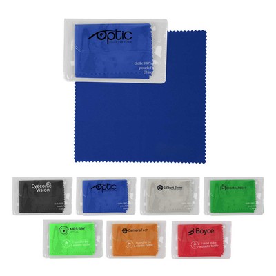 RPET Microfiber Cleaning Cloth In Case