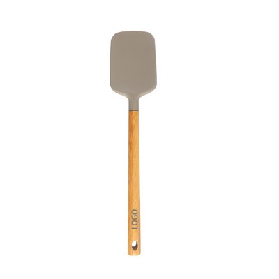 Silicone Spatula with Wooden Handle