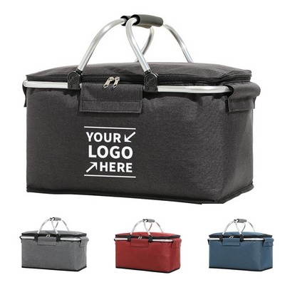 22L Foldable Insulated Picnic Basket