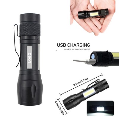 Aluminum Alloy Rechargeable Flashlight